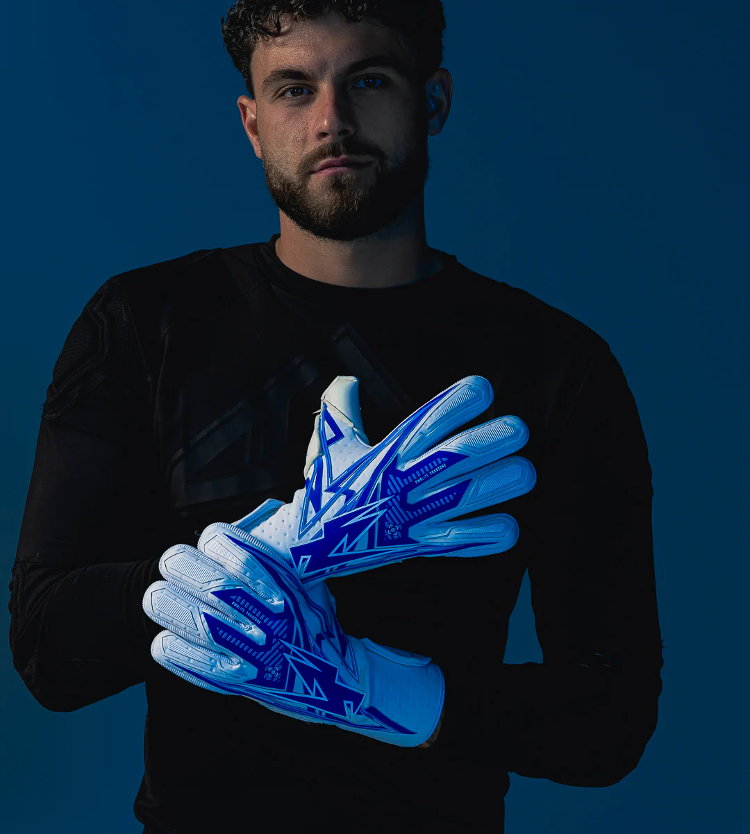 PWRLite Cobalt Neg Goalkeeping Gloves