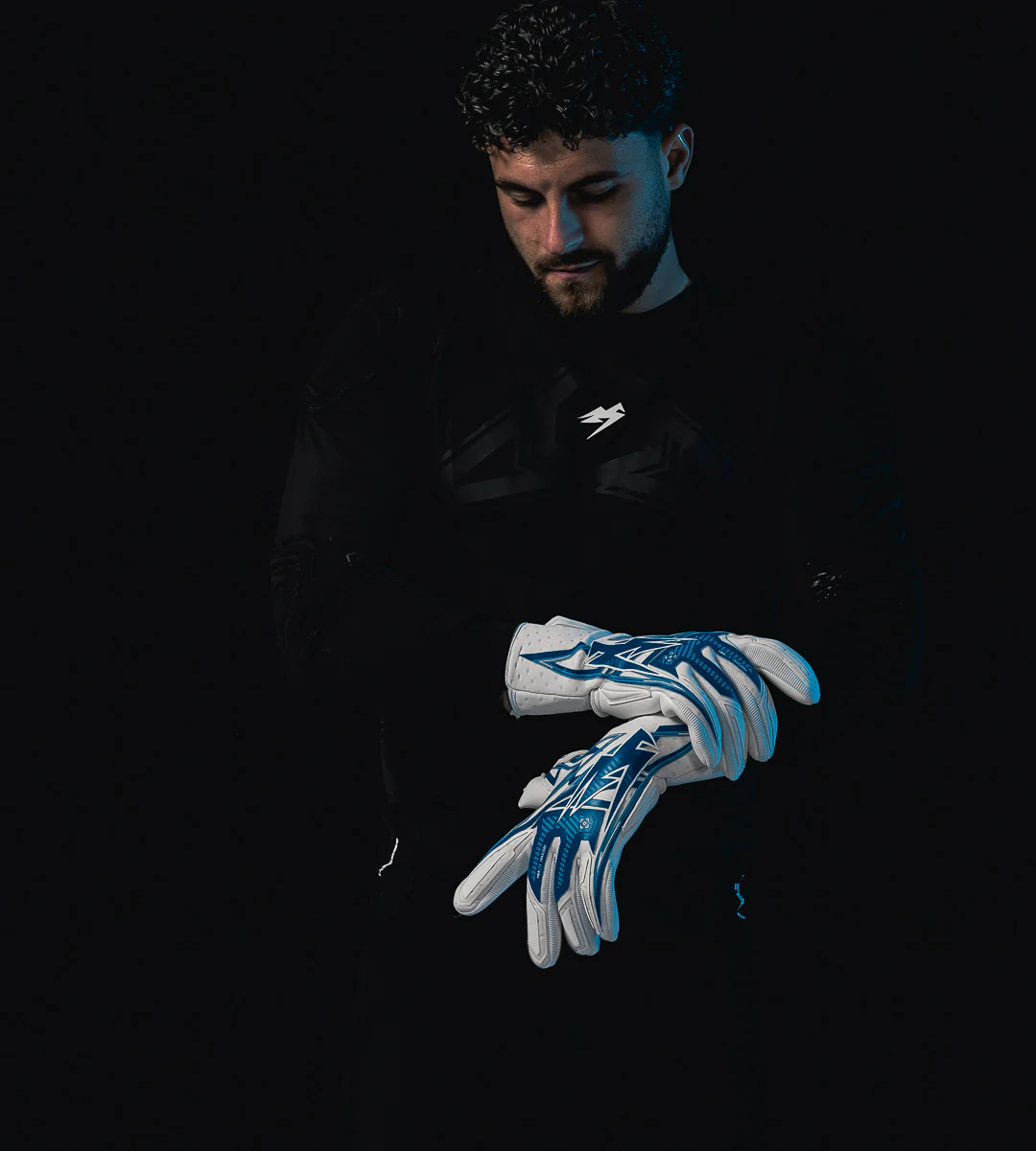 PWRLite Cobalt Neg Goalkeeping Gloves