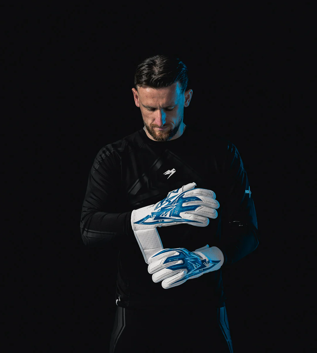 PWRLite Cobalt Neg Goalkeeping Gloves