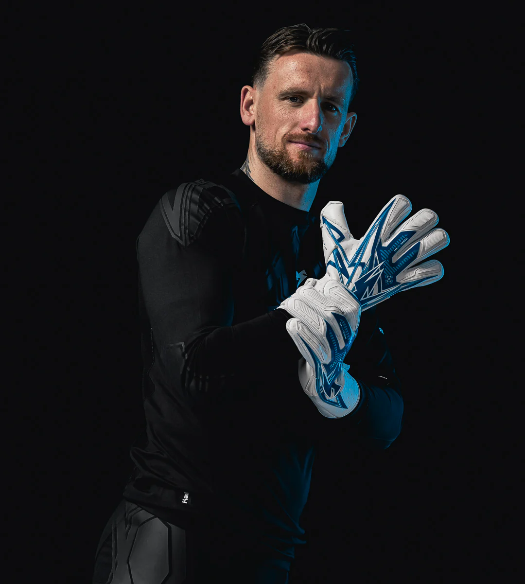 PWRLite Cobalt Neg Goalkeeping Gloves